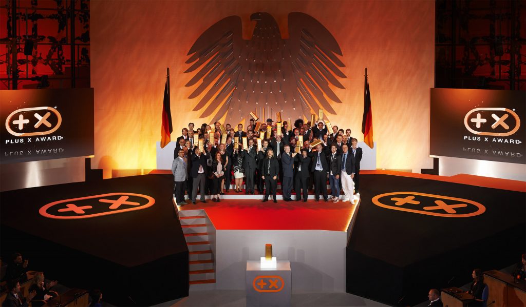 Ein Gruppenbild aller Preisträger des Awards 2014