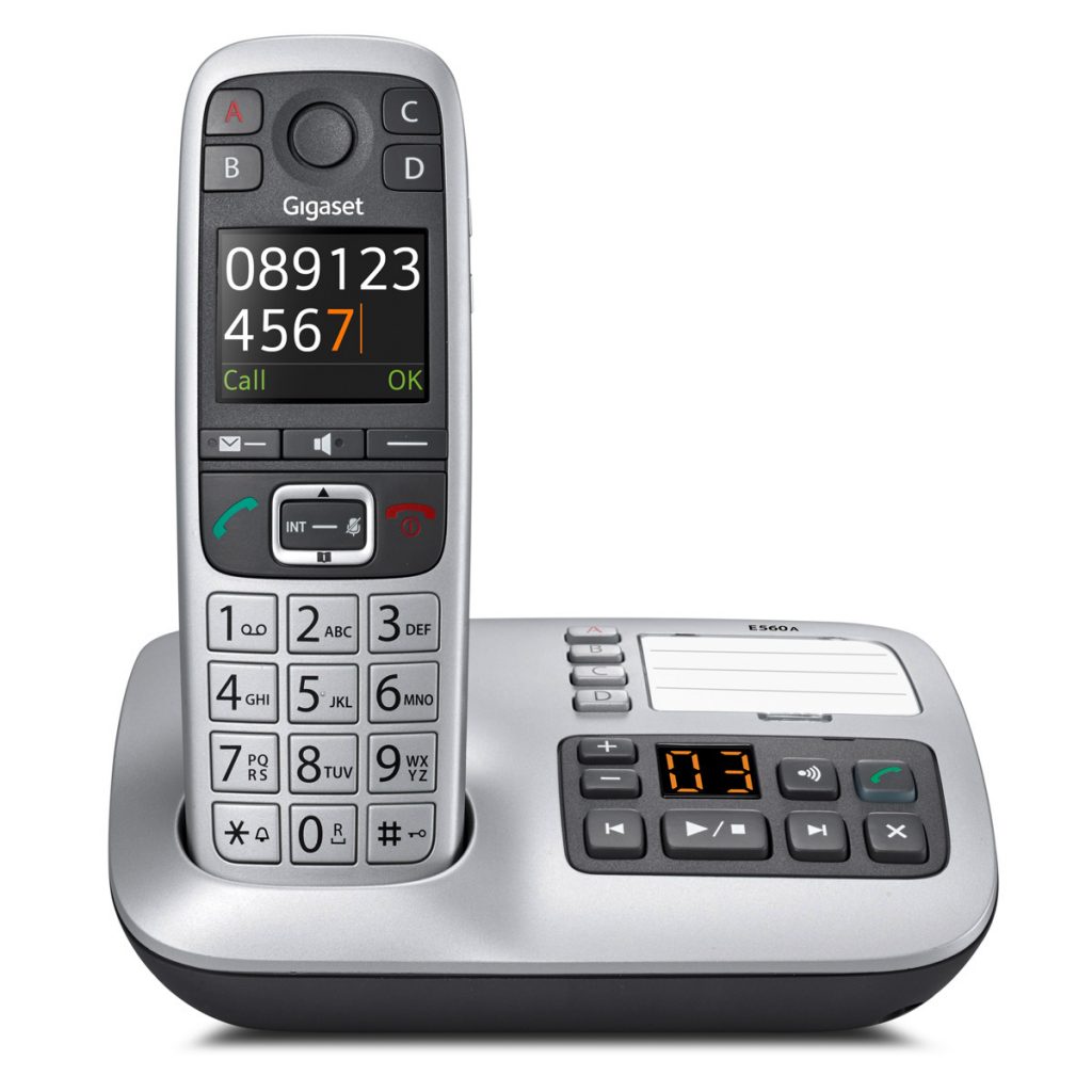 Die neue Gigaset E560A Basisstation mit Anrufbeantworter