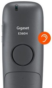 Seniorentelefon Gigaset E560 Hörgerätekompatibilität