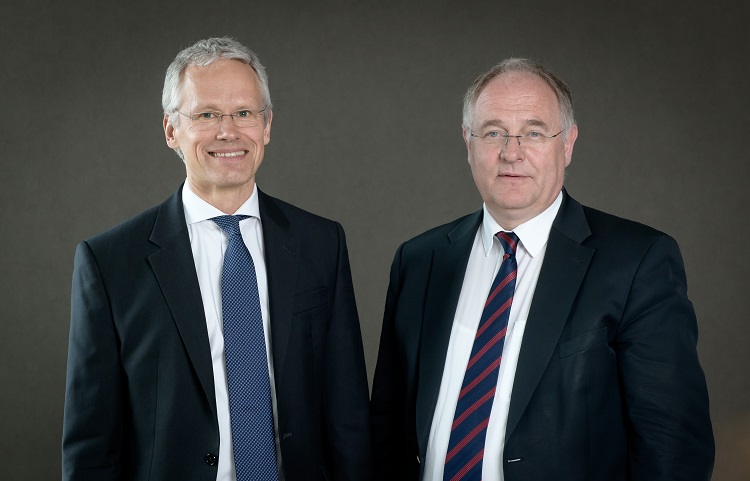 Stephan Mathys und Klaus Weßing, Vorstände der Gigaset AG